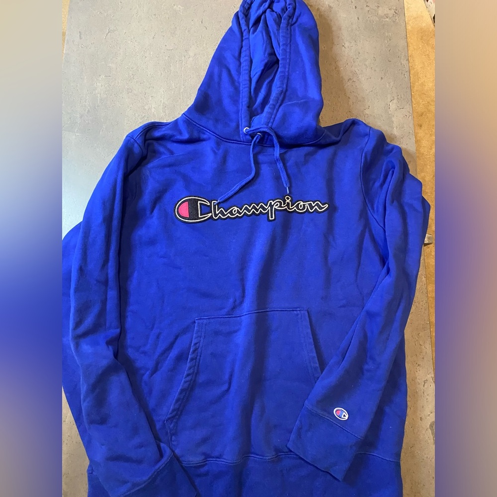 Champion Royal Blue Athletic Hoodie